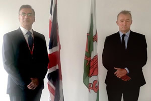 High Commissioner meets the RT. Hon. Simon Hart MP, Secretary of State for Wales