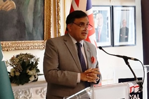 The High Commissioner of Pakistan to United Kingdom, Dr. Mohammad Faisal hosted a Community Engagement Event at the Pakistan High Commission headed by the Naval Regional Commander for London and Eastern England, Commodore Robert Bellfield CBE ADC of