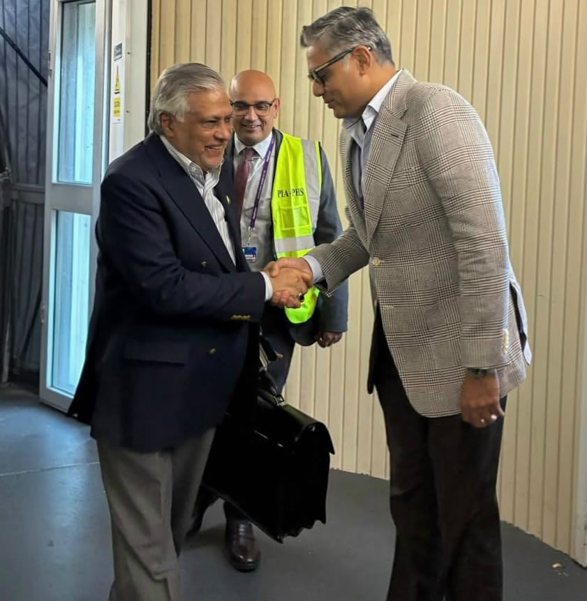 Deputy Prime Minister/Foreign Minister Senator Mohammad Ishaq Dar arrived in London today ahead of his official visit to the United Kingdom from 24 to 28 August 2026.