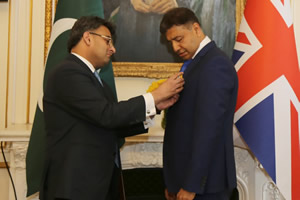 Civil Awards Investiture Ceremony at Pakistan High Commission, London
