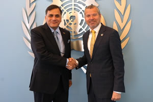High Commissioner @DrMFaisal met @IMOSecGen Mr. Arsenio Dominguez at IMO Secretariat, #London @IMOHQ .