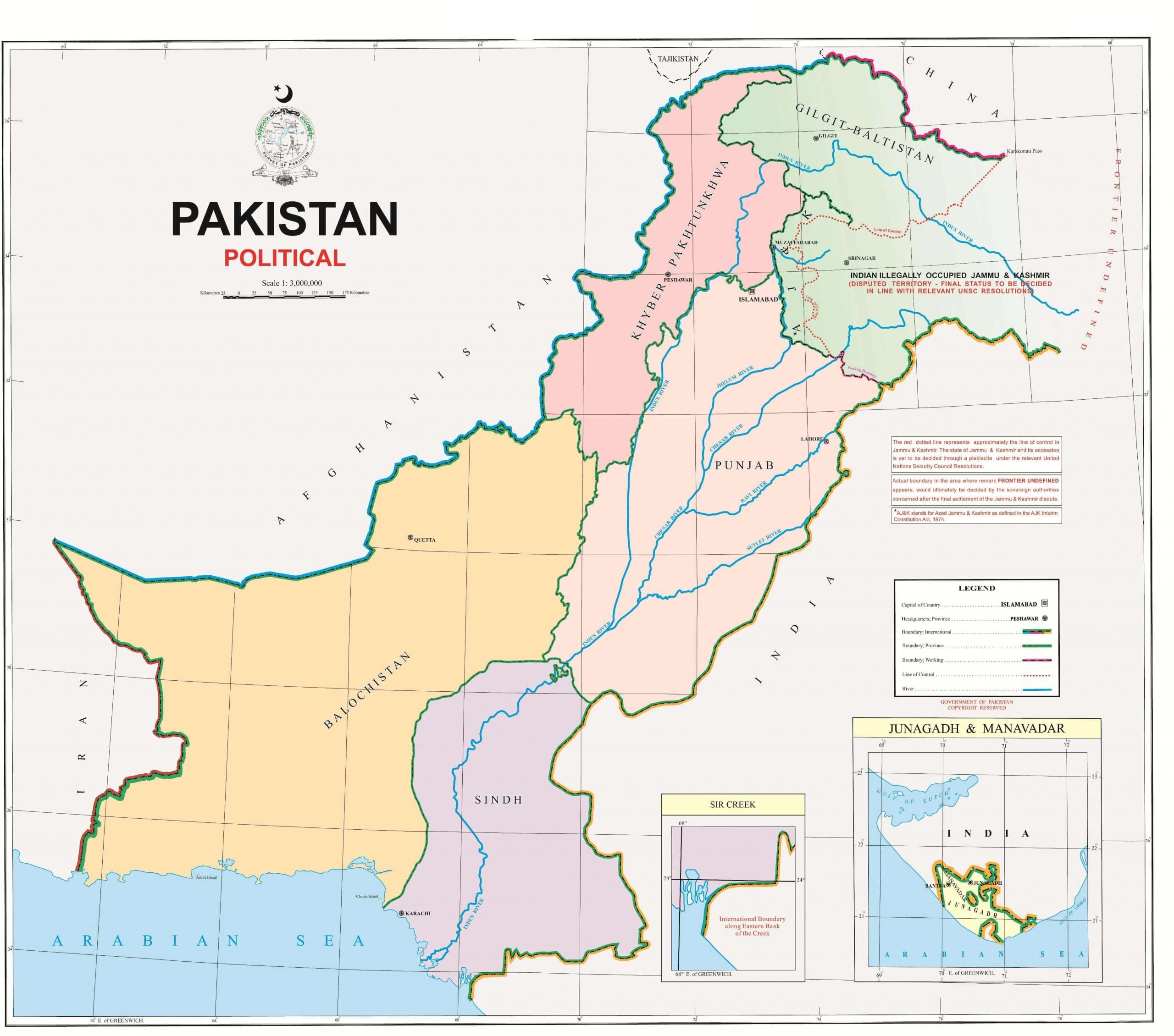 Pakistan's Political Map